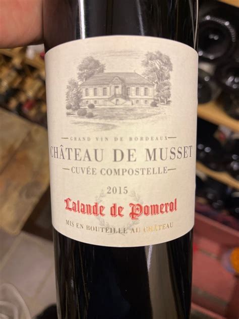 2016 Château de Musset Lalande de Pomerol Cuvée Compostelle France