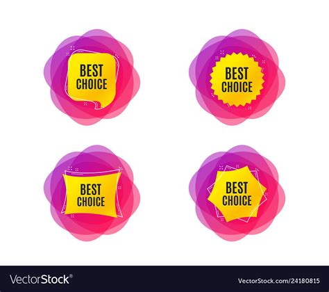 Best Choice Special Offer Sale Sign Advertising Vector Image