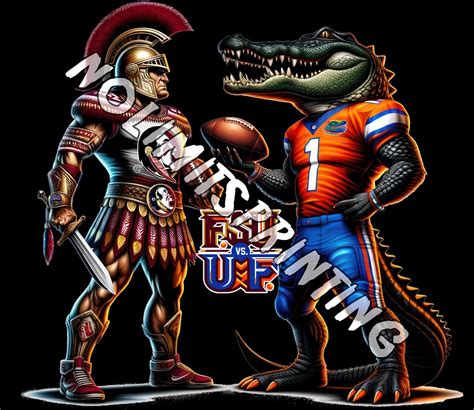 FSU Vs. Gators Rivalry PNG Instant Download - Etsy UK