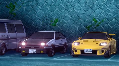 Initial D Car Classic Japanese Cars Rx Ae Mazda Rx Natsu