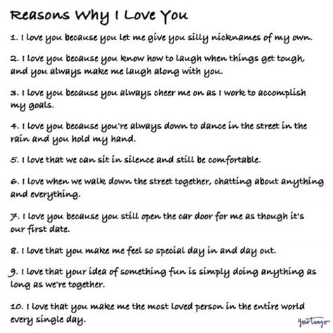 100 Reasons Why I Love You A Comprehensive List Quoteswithpicture