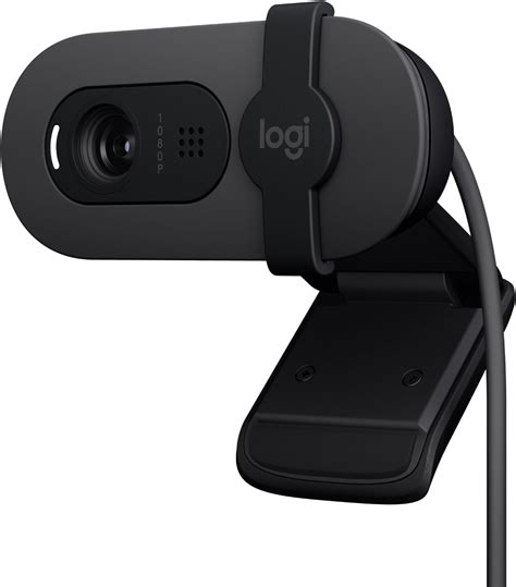 Webcam Ultra Hd Logitech Brio 4k Pro Com Microfone Embutido Para Chamadas E Gravações Em Video