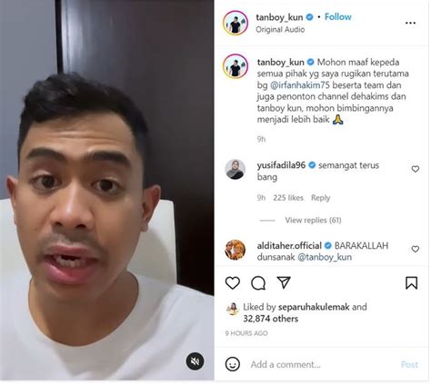 Mohon Bimbingannya Menjadi Lebih Baik Sebut Irfan Hakim Drama