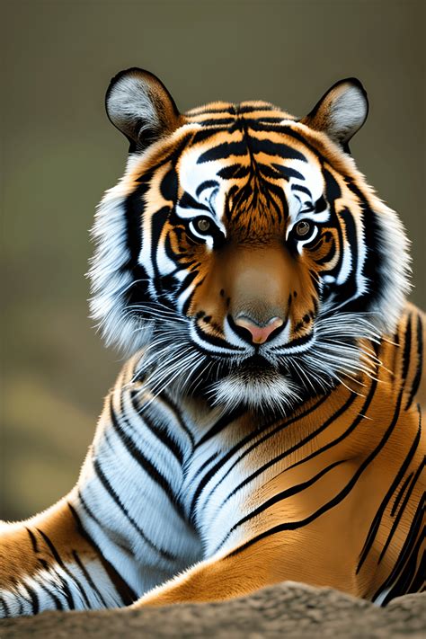 Bengal Tiger In Nature National Geographic · Creative Fabrica