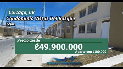 Condominio Vistas Del Bosque Tejar Cartago YouTube