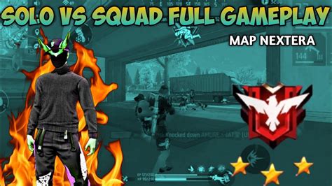 Solo Vs Squad Full Gameplay Map Nextera Berdarah Annanhsk Youtube