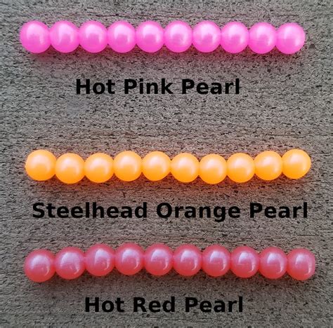 Pearl Soft Beads For Steelhead And Trout