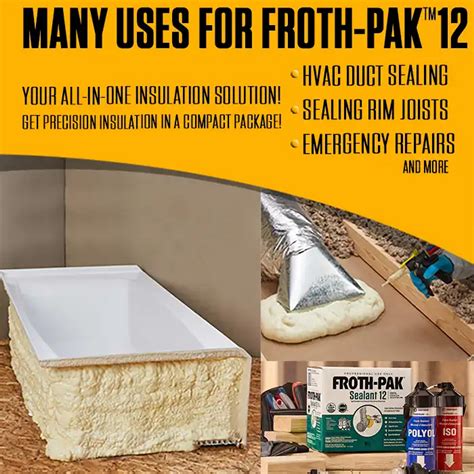 Dow Froth Pak 12 Closed Cell Foam Sealant Kit Free Shipping