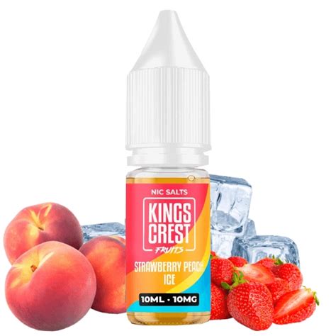 Kings Crest Strawberry Peach Salt Ml Mundo Vapor