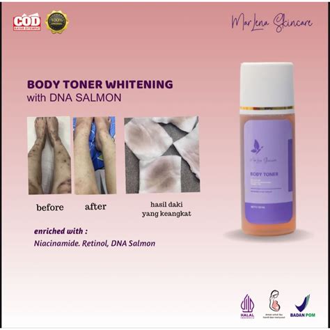 Jual Toner Marlena Whitening Toner Badan Marlena Viral Ecer Pcs