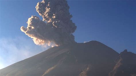 Volc N Popocat Petl Registra Explosiones En Horas Pero Se