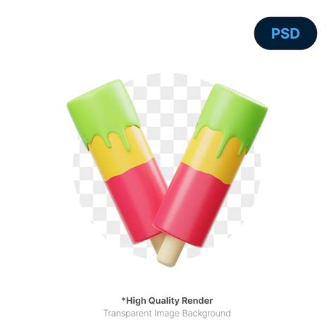 Premium Psd Ice Lolly D Icon Premium Psd