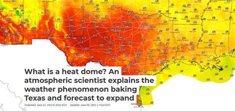 What Is A Heat Dome An Atmospheric Scientist Explains The Weather