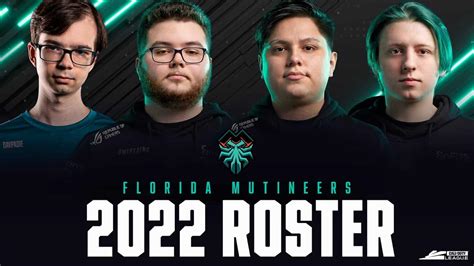 Cod Florida Mutineers Reveal 2022 Cdl Roster