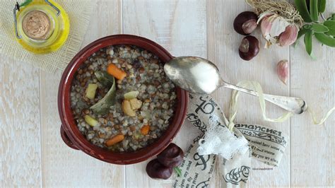 Zuppa Di Lenticchie Con Castagne E Grano Saraceno Ricettevegolose