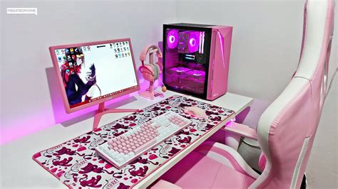 FINALIZADO O MELHOR SETUP ROSA DO BRASIL PC GAMER ROSA TOUR