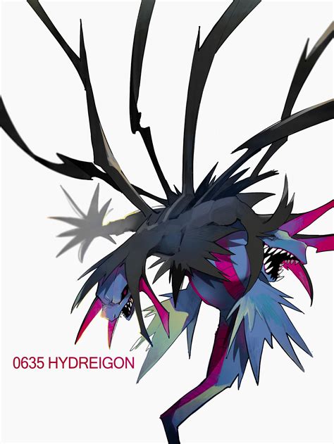 Hydreigon Pokemon Drawn By Yamaarashi Kakamiaku Danbooru