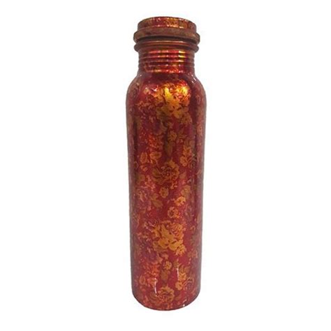 Sarvsiddhi Flower Printed Copper Water Bottle At Rs Piece In