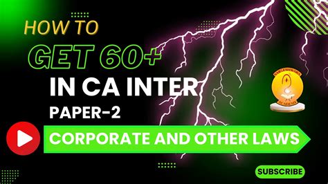 How To Score 60 Exemption In Ca Inter Group 1 Corporate And Other