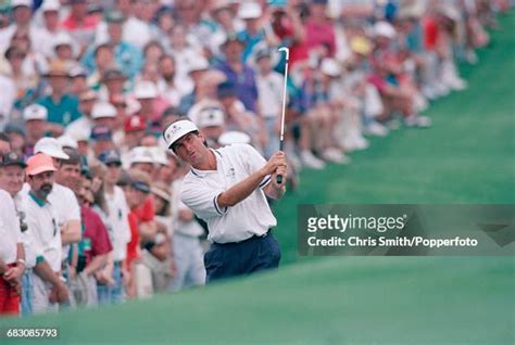 American Golfer Fred Couples Pictured In Action During Competition In