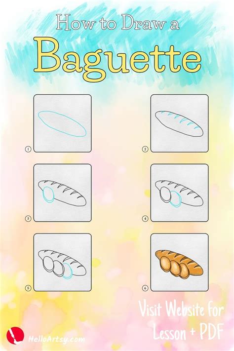 How To Draw A Baguette - Drawing.rjuuc.edu.np