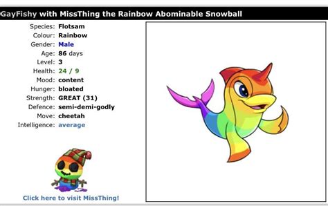 My Newest Adoption Is An Absolute Masterpiece Rneopets