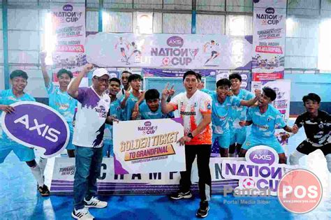 Turnamen Futsal Pelajar Axis Nation Cup Sisihkan Sekolah Sman