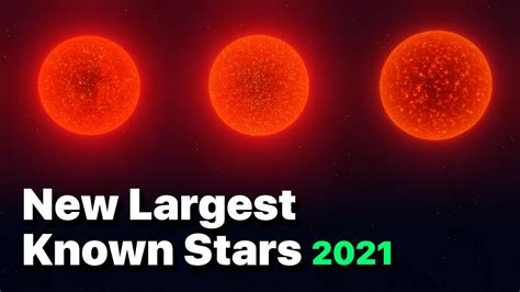 New Largest Known Stars Comparison 4K 2024 YouTube