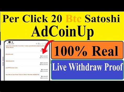 How To Earn Free Btc Satoshi From I Adcoinup Claim Up To Btc I