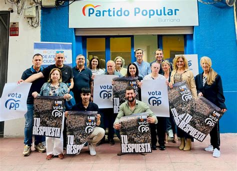 El PP de Burriana arranca la campaña electoral europea del 9 J con la