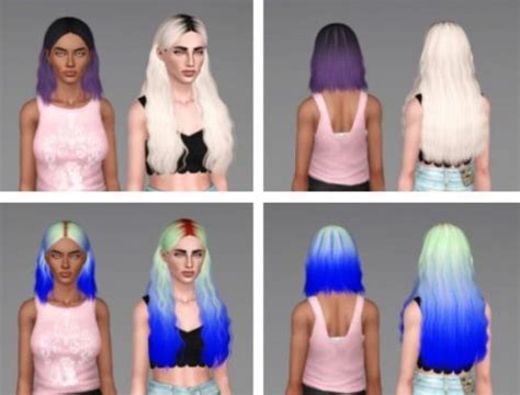 Horny Hairstyle Butterflysims 82 Retextured The Sims 3 Catalog