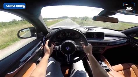 Bmw X M F Pov Acceleration Sound Autobahn Drive Exhaust Youtube