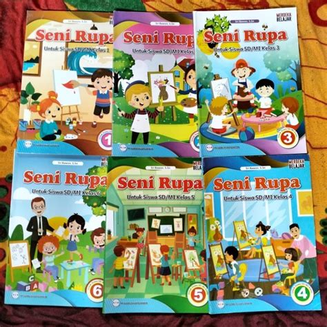 Jual Original Buku Seni Rupa Kelas Sd Kurikulum Merdeka