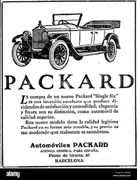 Packard Black And White Stock Photos And Images Alamy