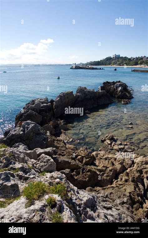 Santander Beach PLAYA DEL BIKINI In Northern Spain Stock Photo Alamy