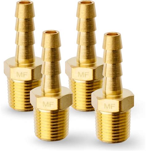 Amazon Maacflow Brass Male Npt To Hose Id Barb Barbed