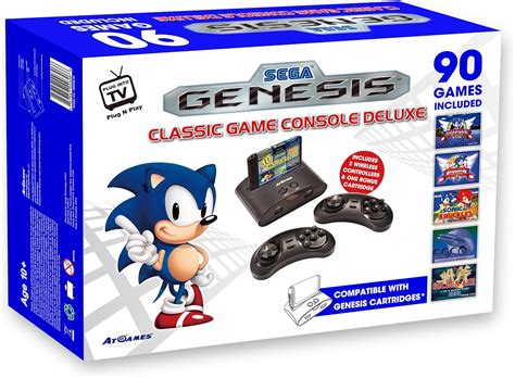 Amazon AtGames Sega Genesis Classic Game Console Deluxe Version