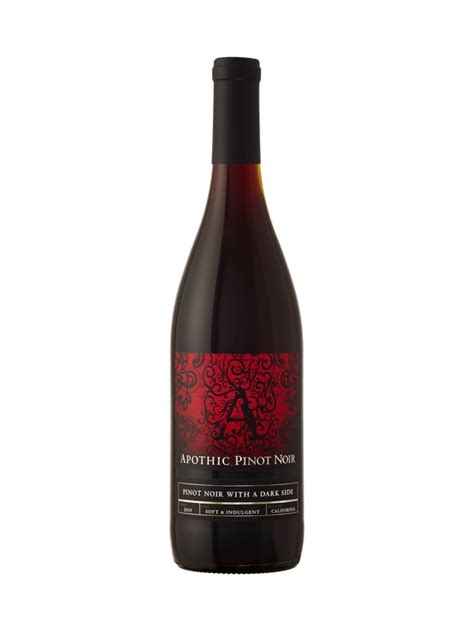 APOTHIC PINOT NOIR Water Street Wines Spirits