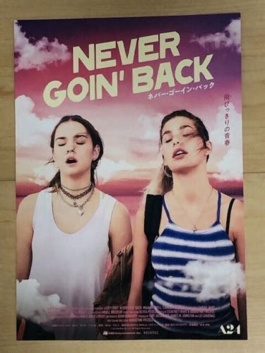 NEVER GOIN BACK 2018 JAPAN Chirashi Mini Posters Flyers Qty 2