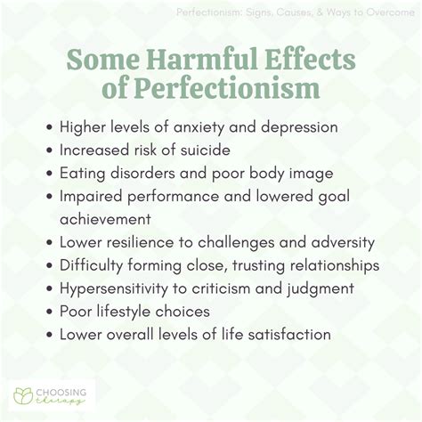 Perfectionism Signs Causes And Ways To Overcome