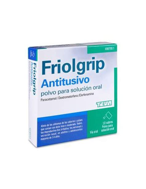 Friolgrip Antitusivo Sobres Polvo Para Soluci N Oral Gripe Y