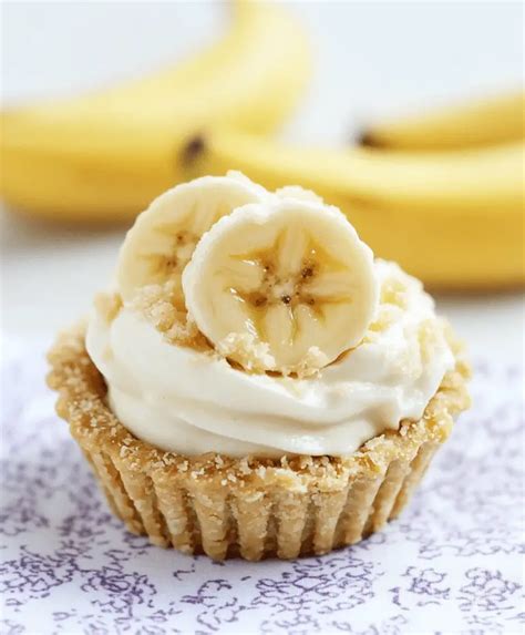 No Bake Mini Banana Cream Pies Recipe