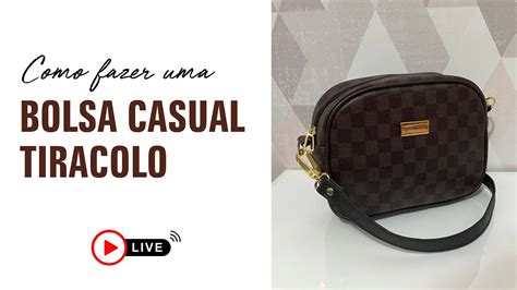 Como Fazer Uma Bolsa Casual Tiracolo Passo A Passo Tutorial Youtube