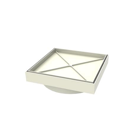 Ralo Invis Vel Sifonado X Branco Banheiro Modelo Porcelanato Colar