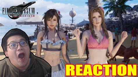 KITA REACTS Final Fantasy VII Rebirth Tifa Aerith Swimsuits YouTube