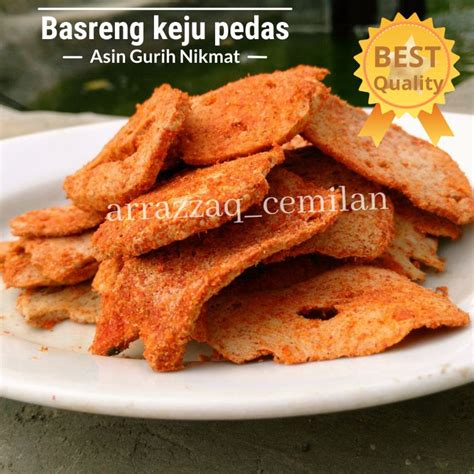 Jual Keripik Basreng Pedas Keju 500 Gr Snack Basreng Kiloan Bakso