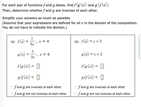 Solved Suppose H X 2x 4 Find Two Functions F And G