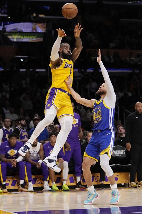 Lebron James Lakers Eliminate Champion Warriors With 122 101 Victory In Game 6 Photos