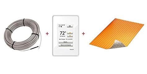 Schluter Ditra Floor Heat E Kit Touchscreen Thermostat Duo Tb