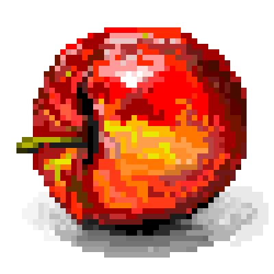 Apple Logo Pixel Art